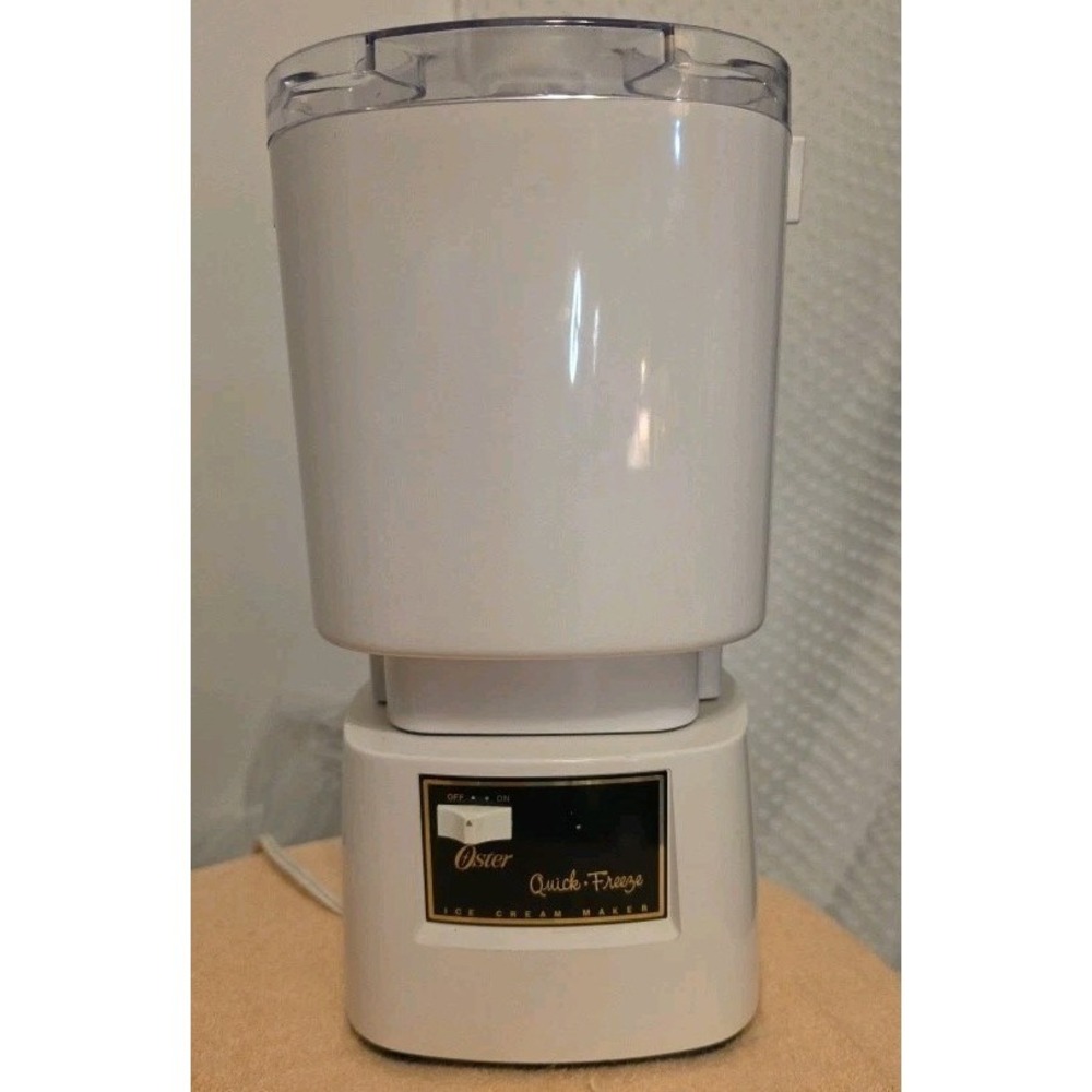 Vintage Oster Quick Freeze Ice Cream Maker**Works**